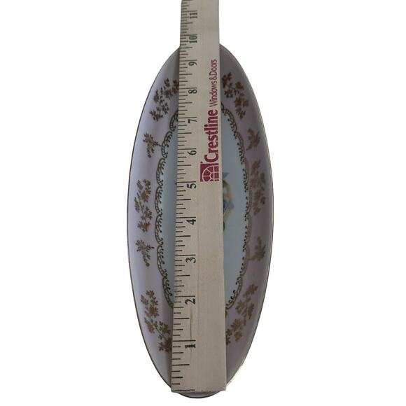 Porcelain Relish Celery Tray Dish Arnart 5th Ave Hand Painted Oval Dish VTG - Picture 4 of 7